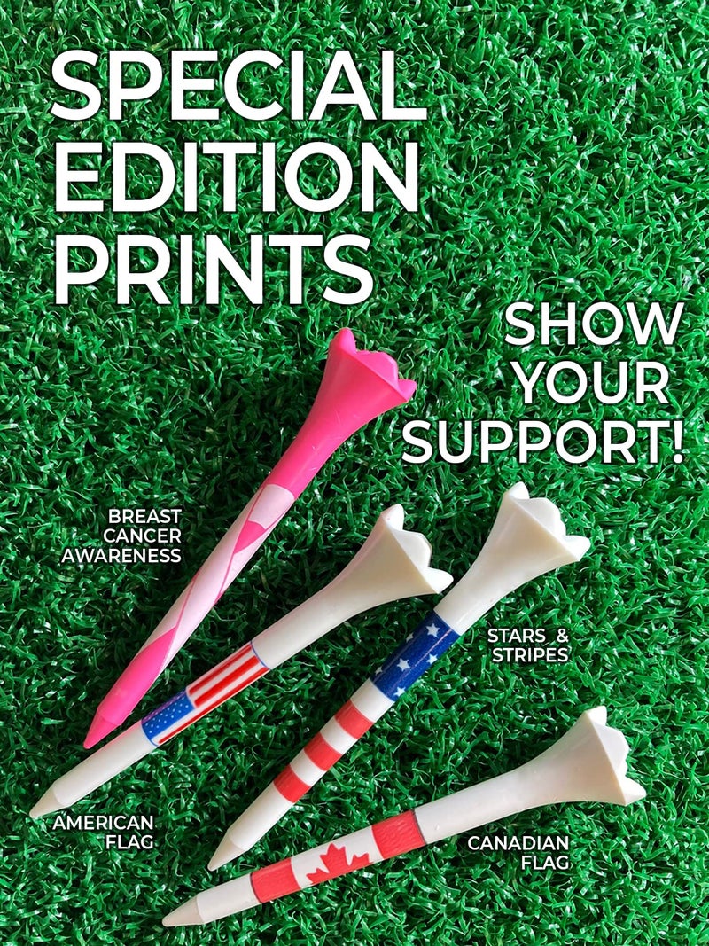 Pride Golf Tee Tees 30 Count, White, 3-1/4 Inch US - Image 3